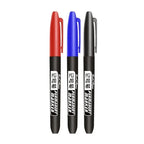 1/6 PCS Permanent Marker Pen Manga Drawing Markers Black Blue Red Waterproof Ink Sketch Pens Stationery Art School Supplies