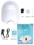 Detox Ionic Foot Spa Bath Massage Machine Electric FootBath Cleanse Massager Vibrating Foot Best Care Arrays Aqua Health Therapy