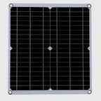 High Efficiency Outdoor Solar Panel Dual Exhaust Fan for Dog Warehouse RV Greenhouse Fan Air Pump Cooling Temperature