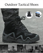 Men Casual Hunting Ankle Boots Outdoor Tactical Hiking Man Boot  Hunting Work Boots for Motorcycle Shoes Botas Militares