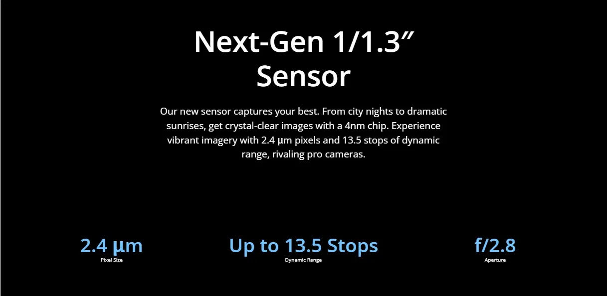 DJI Osmo Action 5 Pro Standard Combo Next-Gen 1/1.3 ″ Sensor Clear OLED Touchscreens 32X Super Slow Motion