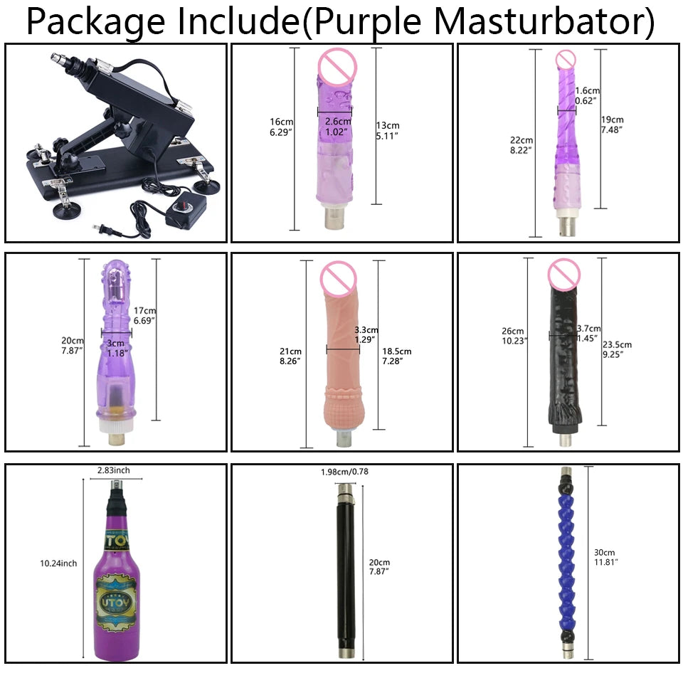 ROUGH BEAST Sex Machine for Women and Men with Dildo Attachment Automatic Masturbation Machine 3XLR Connector Sex Toys Products