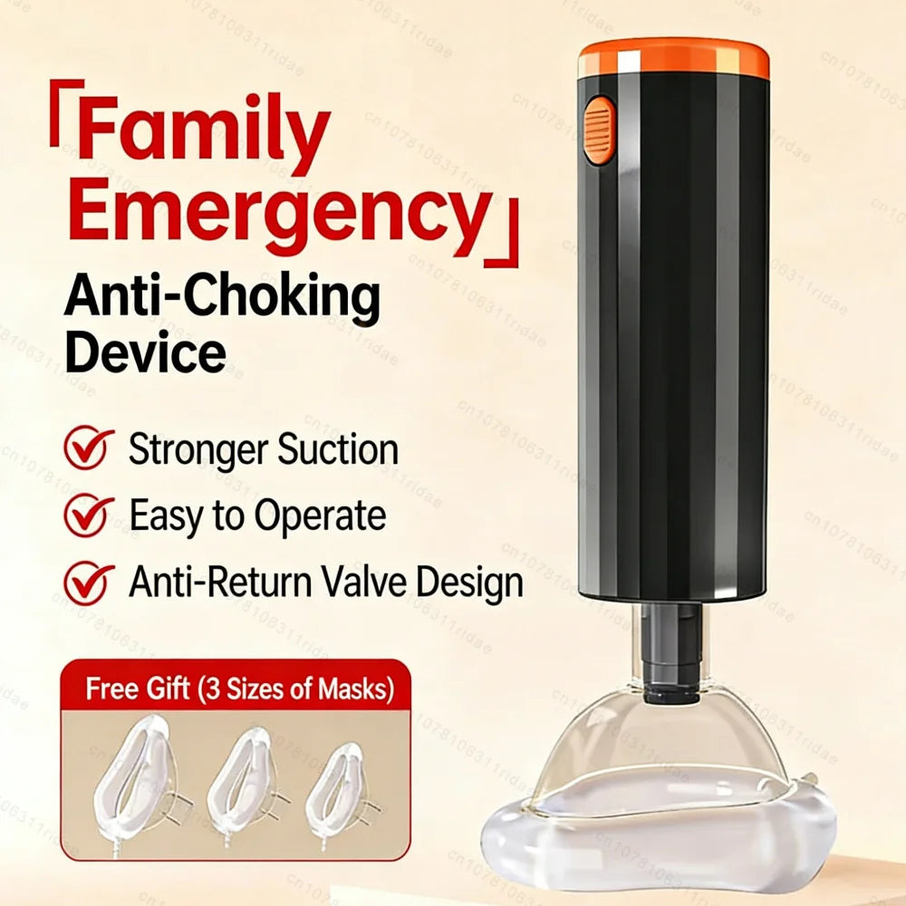Protable Automatic Anti Asfixia Device,first Aid Kits Choking Rescue Device ,child&adult Emergency Sucker Asphyxia Rescue Tools