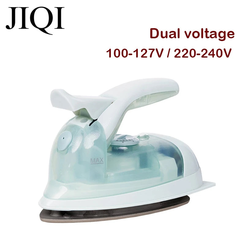 100-240V Mini Iron Handheld Garment Ironing Machine Ceramic soleplate Wet Dry Dual use Clothes Fabric Ironing Portable fortravel