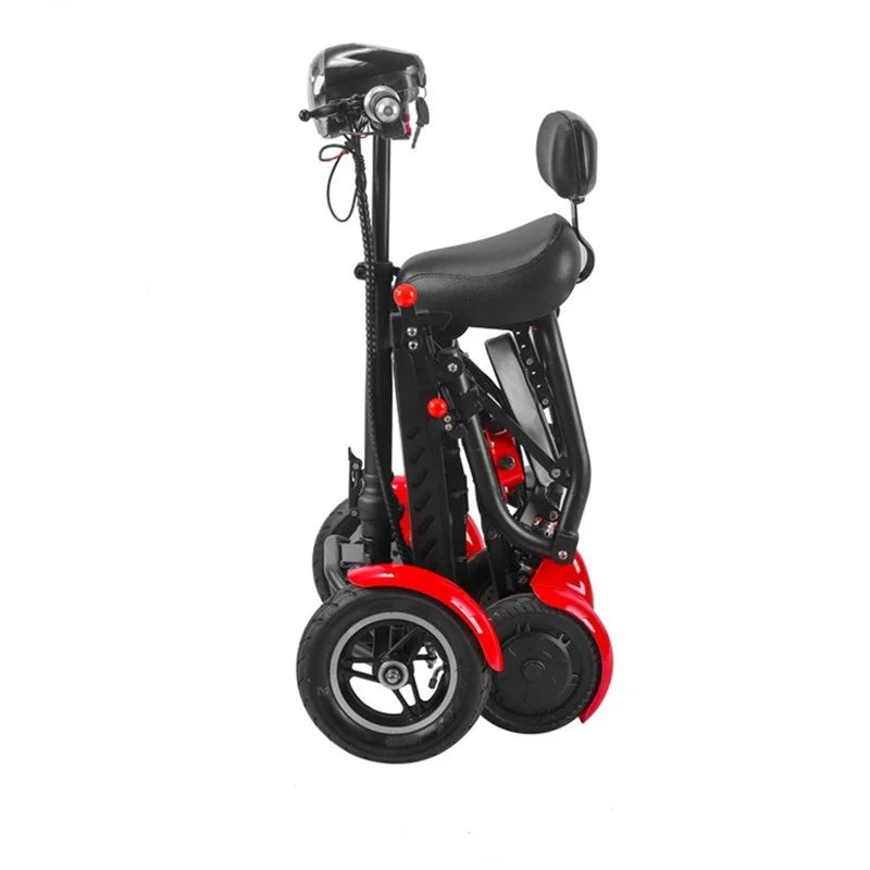 Four Wheel Electric Skateboard Portable Electric Scooters 10 Inch 36V Foldable Electric Scooter For Disabled Elderly