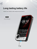SERVO V10 Card Phone 2.01" Display 2G GSM Dual SIM Standby MP3/MP4 Magic Voice Speed Dial Torch Button Small Cellular Telephones