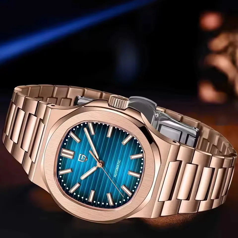 PAGANI DESIGN New Sporty Elegance Mechanical Watch Sapphire Seagull ST16 Movt Man watch Stainless Steel Luminous Men's Watches Ürün ana görseli