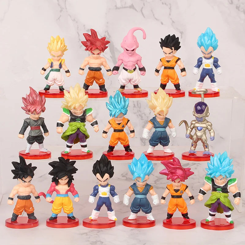 Dragon Ball Action Figure SHF Super Saiyan Anime Figurine Movable and Modifiable Doll Model Collection Toys Gifts ﻿