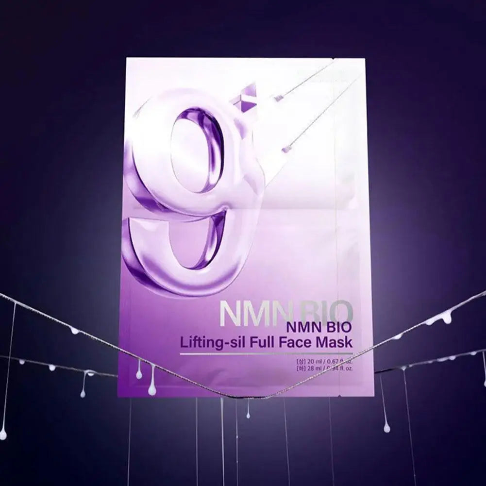 orea Numbuzin NO.9 NAD+ BIO Set - Lifting-sil Mask NMN Essence Retinol Eye Cream, Time Reversing Lift Firm Brighten Skin Care