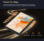 Android Tablet Cubot TAB KingKong Mini, 10200mAh Mega Battery 16GB(6+10),128GB, Camping Light, 8.68-inch Screen, 48MP Camera,GPS
