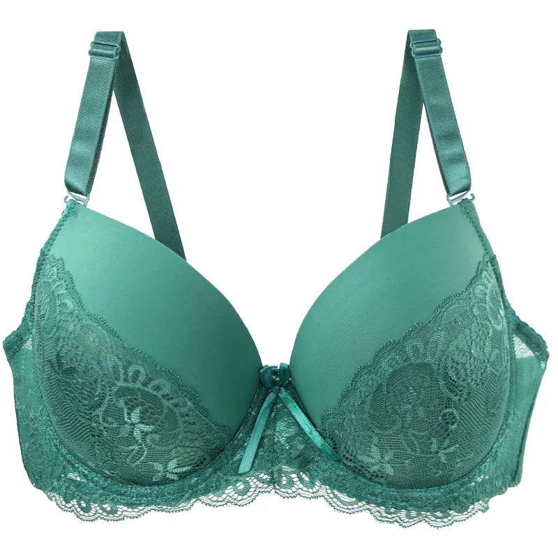DaiNaFang Push Up Breathable Bras Bow 34/75 36/80 38/85 40/90 42/95 44/100 BCDE Cup Underwear For Women Plus Size Lingerie Ürün ana görseli