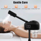 Portable Aesthetic Professional Height Adjustable Facial Steamer with LCD Screen and Wheels, Suitable for Beauty Salons and Home