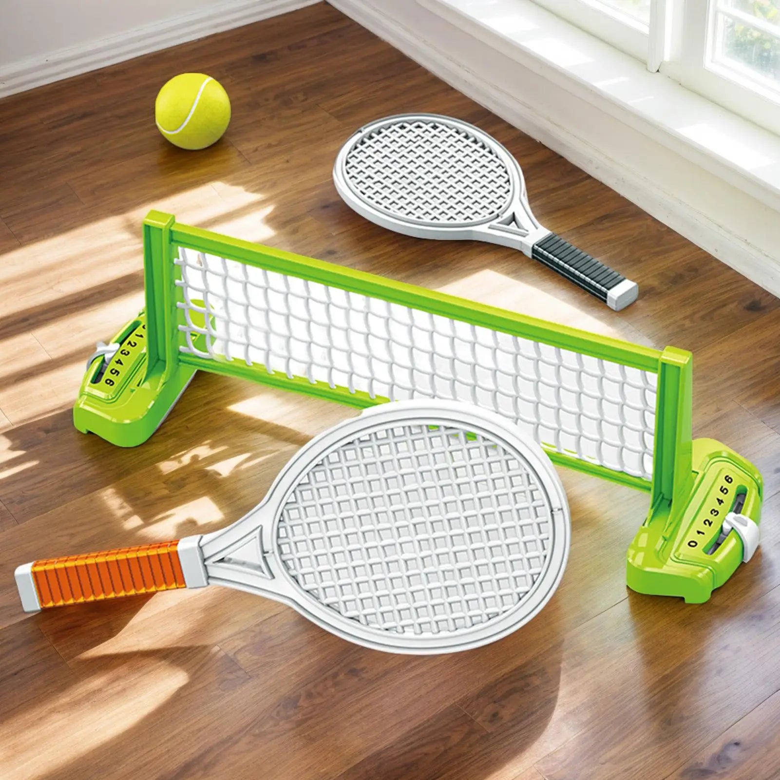 Mini Tennis Set Tennis Play Set with 2 Rackets and 1 Ball Portable Recreational Sport Equipment Indoor Outdoor Game Secondary image