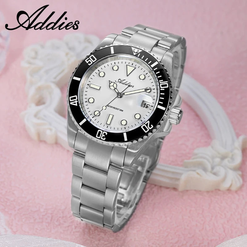 ADDIES Luxury Women's Watches Elegant Classic 36mm Business Ladies Watch BGW9 Luminous Waterproof Steel Quartz Woman Watches