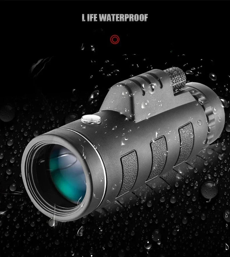DISCOVERY 40x60 Monocular Telescope with Smartphone Holder & Tripod, High Power BAK4 Prism Lens Monocular For Hunting Camping Secondary image