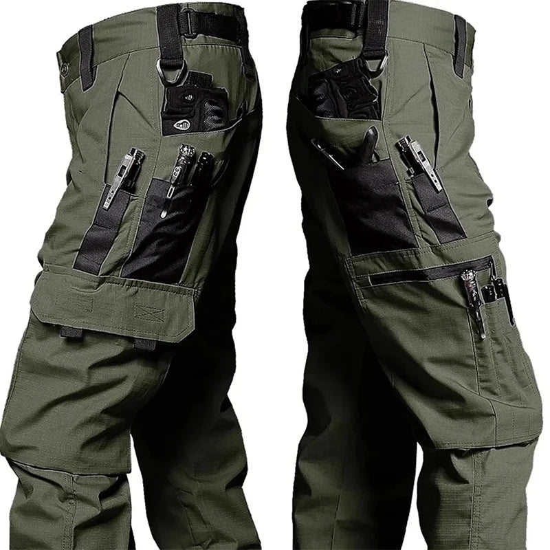 New Tactical Work Pants Men Outdoor Cargo Trousers Multi-pocket Waterproof Pant Autumn Spring Outdoor Workwear Hiking Trousers Ürün ana görseli