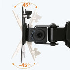 Single Monitor Mount Stand Up to 32 Inch 19.8lbs Universal VESA Desk Bracket Height Adjustable Computer Screen Holder