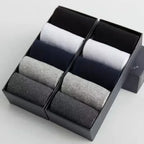 20Pcs/Lot Men's Pure Cotton Socks Plus Size Solid Color Casual Office Business Long Socks Breathable Soft Men's Socks EU39-48