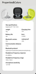 [AI Translator Earphone]MINISO X28 Wireless Headphones Bluetooth 5.4 HiFi IPX5 Waterproof Sports Bass Powerful 16H Battery Life
