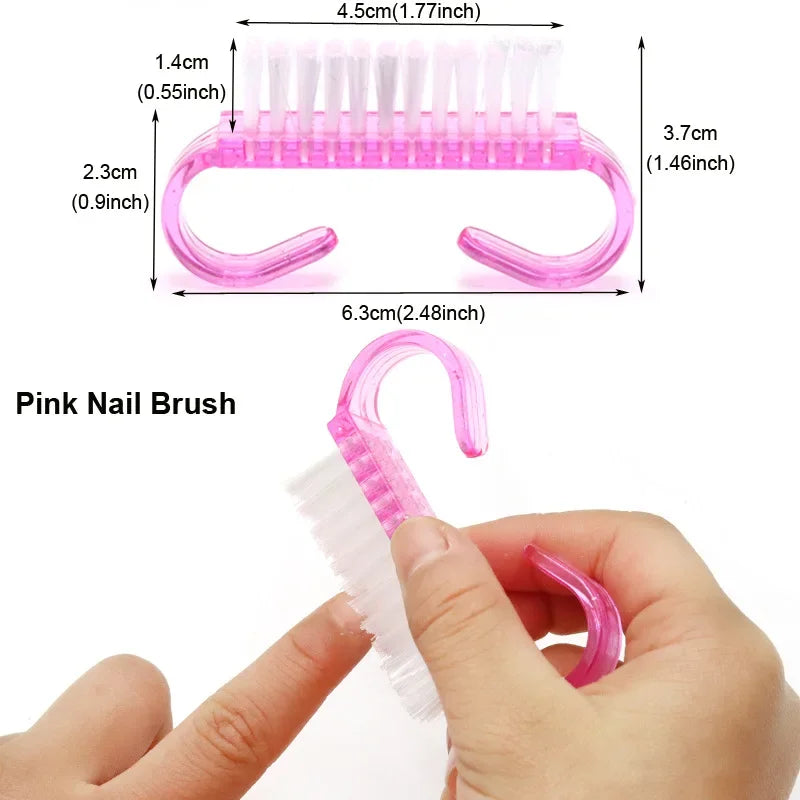 8pcs Nail Files Set 100\180 Nail Sanding Buffer Professional Manicure Files Makeup Pedicure Brushes Tool Extension Kits