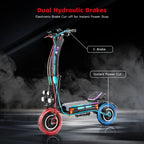HALO KNIGHT T107Max 72V 8000W Adult Electric Scooter Fast 120km/h Electrical Scooter Powerful Dual Motors Escooter Top E-scooter