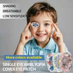 20Pcs Cartoon Pattern Kids Eye Patches Soft Skin-friendly Strabismus Treatment Patch Disposable Adhesive Vision Care Patch