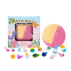 12pcs Bath Bombs Set with Surprise Toys Inside Essential Oil Moisturizing Skin Care Bathtime Sensory Play Gift for Boys & Girls