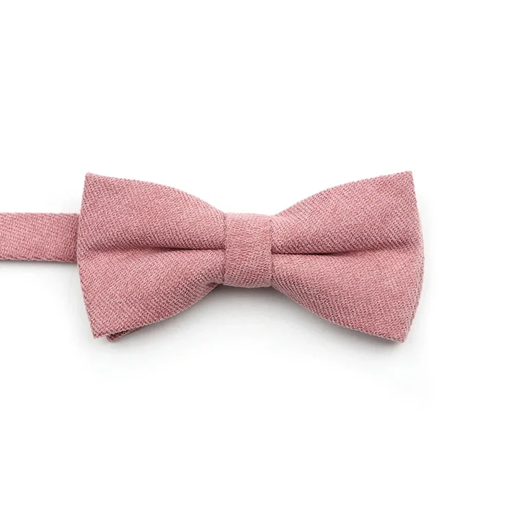 NEW Macarons Suede Bow Tie Adult Child Solid Color Men Bow Tie Super Soft Suede Classic Shirts Bowtie Bowknot