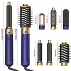 6 in 1 Hair Dryer Brush Hot Comb Set Professional Curling Iron Hair Straightener Styling Tool Air styling Hair Dryer Household