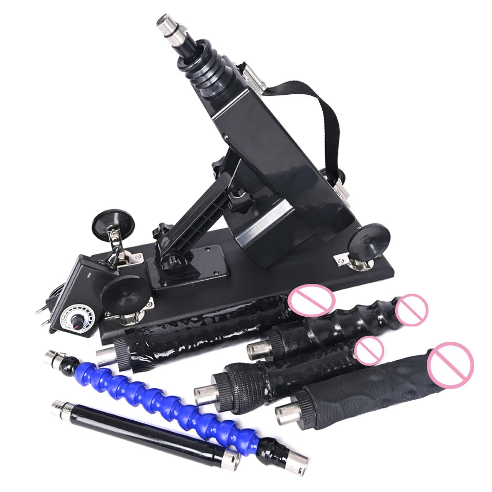 ROUGH BEAST Sex Machine for Women and Men with Dildo Attachment Automatic Masturbation Machine 3XLR Connector Sex Toys Products