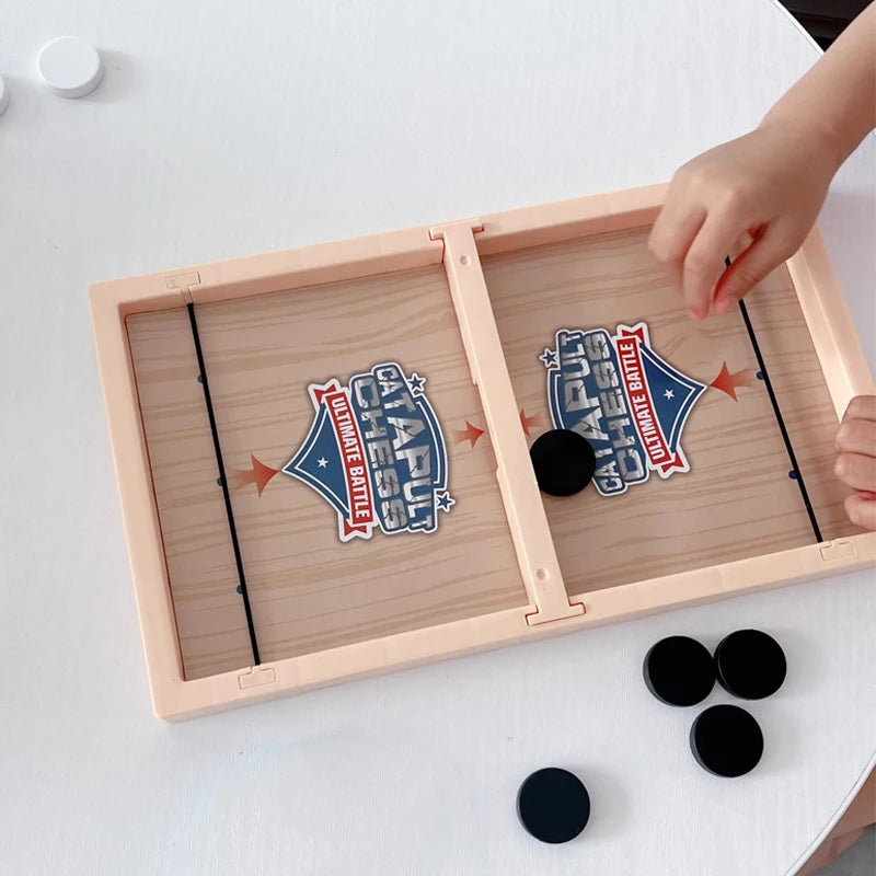 Fast Sling Puck Game Slingshot Chess Table Chess Puzzle Party Game Adult Child Family Game Desktop Battle Board Games Ürün ana görseli