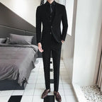 New Style Suits (Blazer+ Vest + Pants) Men's Fashion Business Wedding Gentleman Full Professional Interview Formal Casual Suit