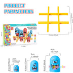 Table Board Toy Tic Tac Toe Big Eat Small Logical Thinking Training Game Parent-Child Interactive Family Game Kid Christmas Gift