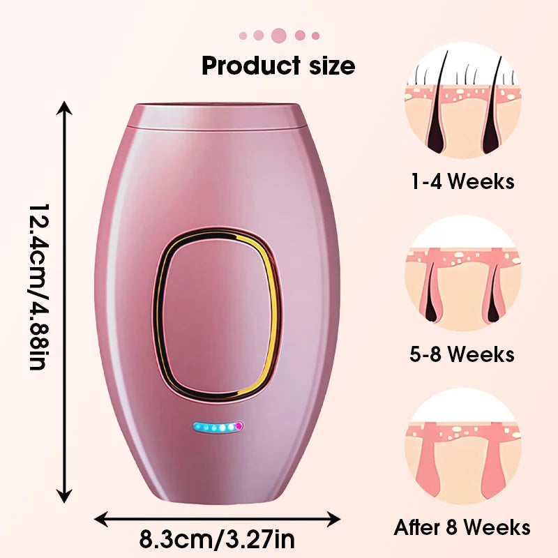 Laser Epilator IPL Hair Removal Laser Epilator For Women 500,000 Flash Depilator Pulses Permanent Painless Hair Removal