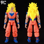 9L3D Printed Dragon Ball Son Goku Vegeta Beerus Frieza Anime Lucky13 Dummy13 Titan13 Action Figures Multi-Jointed Movable Toys