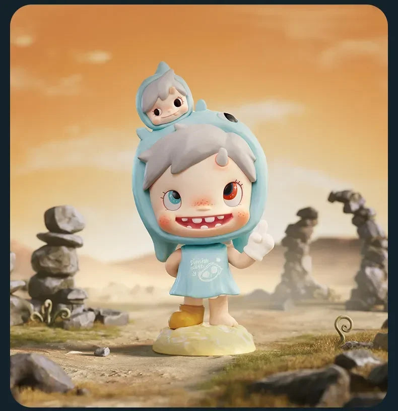 POP MART POLAR Monster Village Series Blind Box - Cute Anime Figure Ornaments Mystery Gift Doll - Original Toys for Collectors