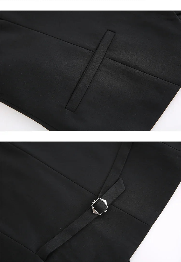 S-7XL Suit New (Blazer+ Vest + Pants) Korean Version of Slim-fit Work Clothes Fashion Business Men Casual Wedding Gentleman Suit