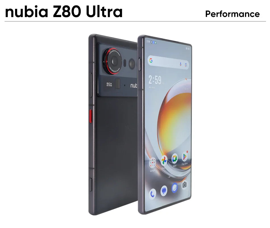 Global Version Zte Nubia Z80 Ultra 5g Snapdragon 8 Elite Gen 5 7200Mah 6.85'' 144Hz Oled Display 90W Fast Charging 64Mp+50Mp Ai Camera Nfc Google Play