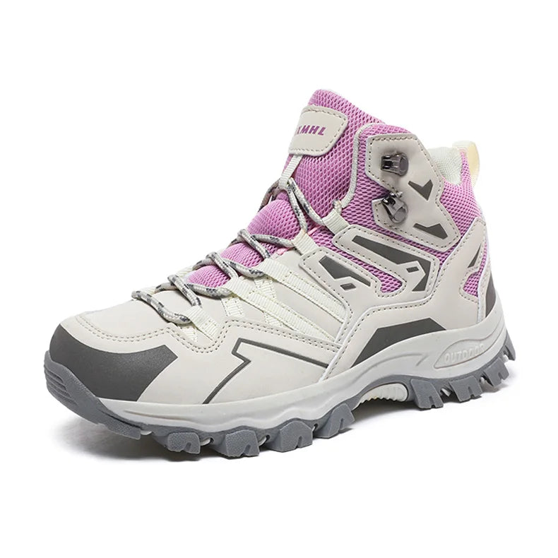 Outdoor Women Ankle Hiking Boots Trekking Shoes Mountain Tracking Treking Sneakers 2023 New Dropshipping