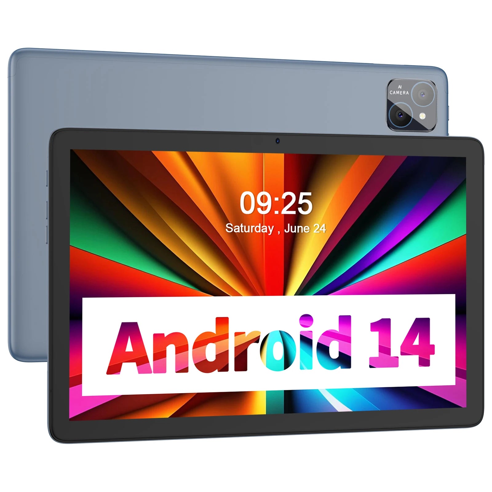 PRITOM TAB11 Android 14 Tablet, 10 Inch, Octa-Core, 5G WiFi6, 128GB, 8000mAh, HD IPS Display, Dual Camera, Bluetooth, FM, TYPE C Ürün ana görseli