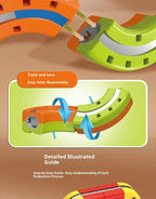 Magnetic Bullet Train Set For Kids With Electric Locomotive Diy Track Building Blocks Stem Educational Construction Toy Birthday