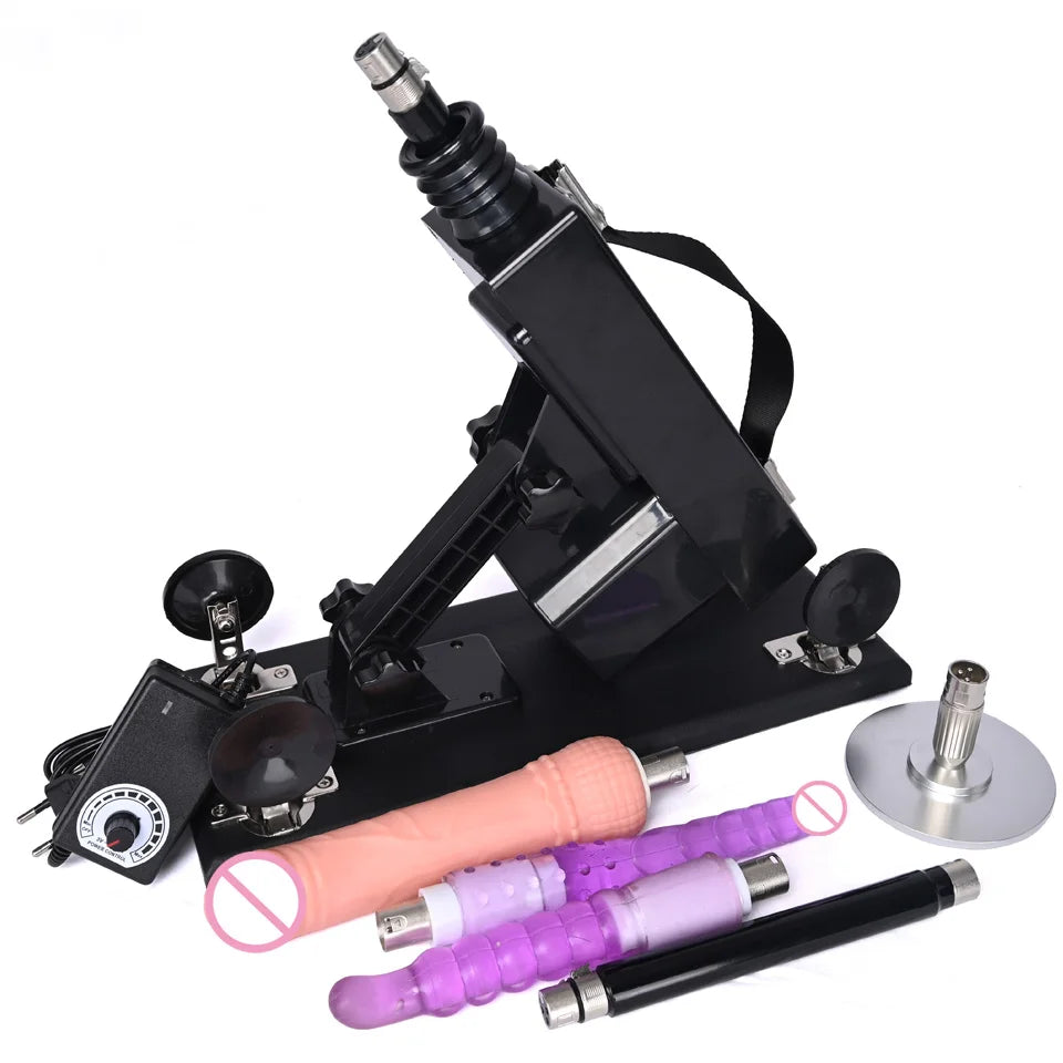 ROUGH BEAST Sex Machine for Women and Men with Dildo Attachment Automatic Masturbation Machine 3XLR Connector Sex Toys Products