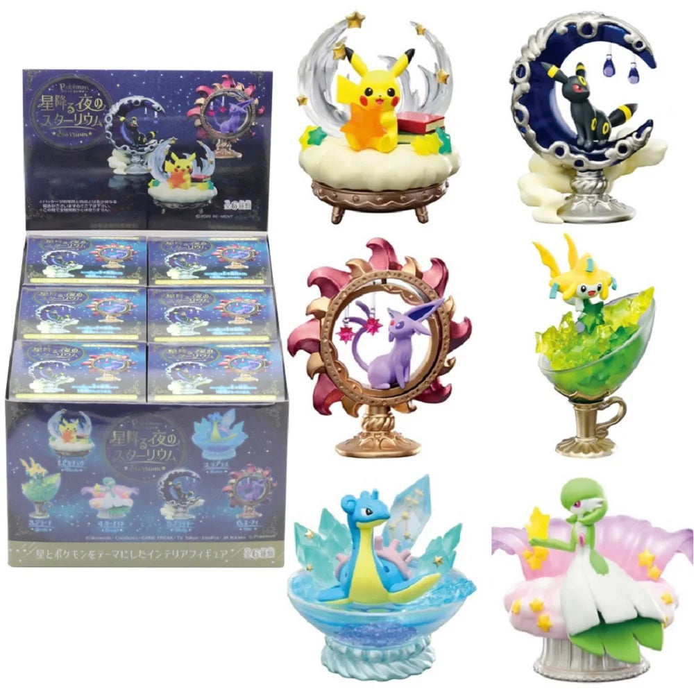 Pokemon Starry Sky Pikachu Mystery Box Eevee Blind Box Anime Figures Snorlax Surprise Gift Colletions Toy Ürün ana görseli