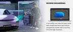 Luxury Edition 3DMakerpro Lynx 3D Scanner, 0.10mm Accuracy, 0.30mm Resolution, 10fps Frame Rate, 250x400mm Single Capture Range