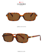 Luxurious Rectangle Sunglasses Women Oval Vintage Brand Designer Square Sun Glasses Men Shades Female Eyewear