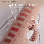 4pcs/Set Long Lasting Waterproof Lip Makeup Kit - Soft Smooth Creamy Lipliner Lipstick & lip gloss lip oil Set