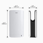 AIKE Automatic Hand Dryer for Bathroom Jet Hand Dryer with HEPA Filtered Vertical Slim Compact High Speed Wall Dryers 1400-1750W