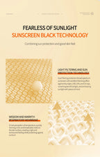 SPF50+ Sunscreen Lotion Lightweight Non-Greasy UV Protection Face Body Sunscreen Lasting Moisturizing Refreshing Sunburn Defense