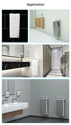 AIKE 7-10s Bathroom Vertical Hand Dryer Automatic High Speed Hand Dryer with UV Germicidal Lamp HEPA Filter and Brushless Motor