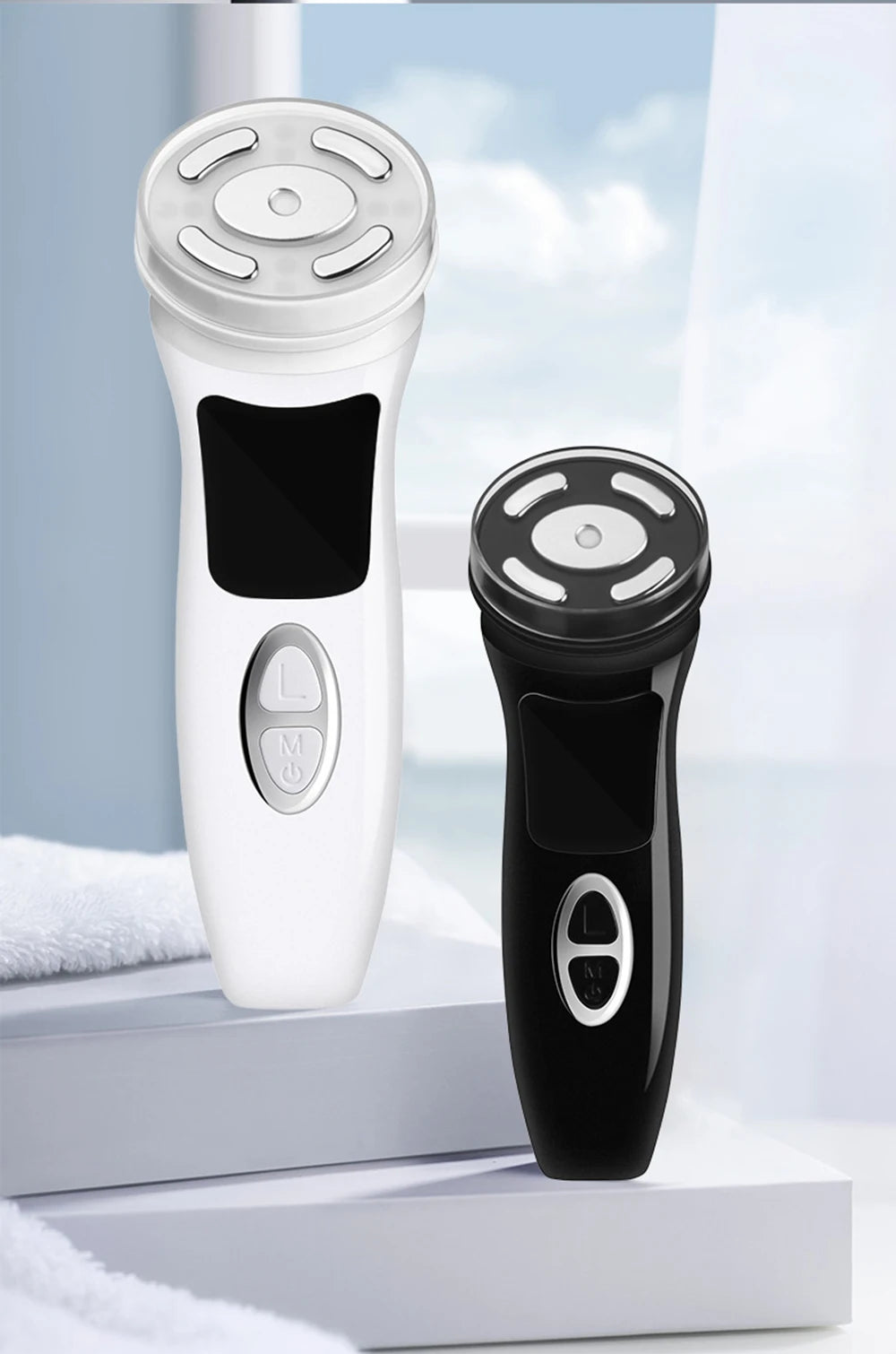 MINI HIFU 4th Generation Lifting Machine EMS Warm Ultrasound Facial Eye Massage Instrument Skin Firm Home Use Spa Beauty Devices